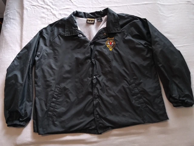 Vintage Scottish Clan Smith Windbreaker Jacket Luceo Non Uro Shine Not Burn 2XL