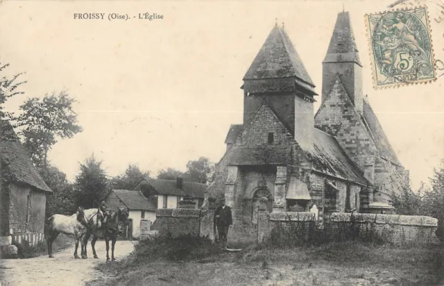 Cpa 60 Froissy Eglise