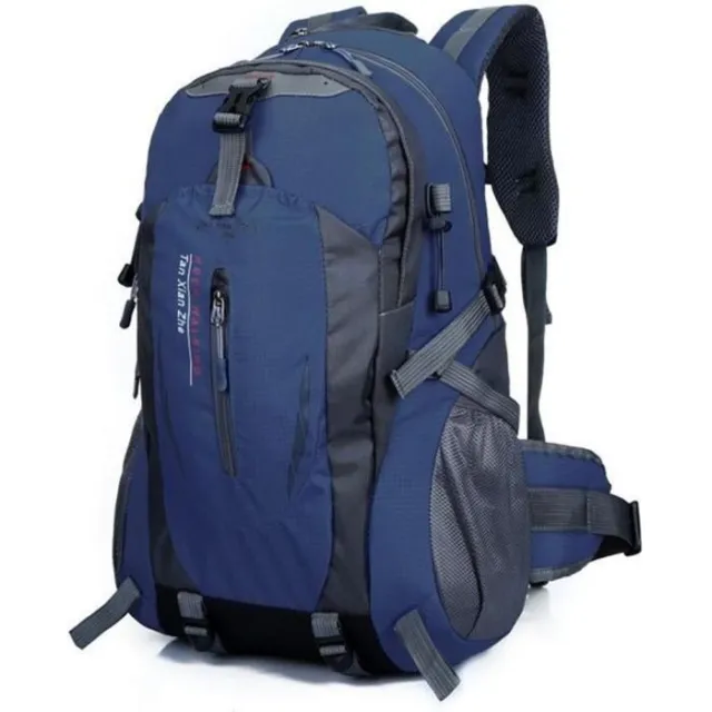 Sac à dos en nylon étanche 40L Outdoor randonnée Camping 50cm * 33cm * 20cm bleu