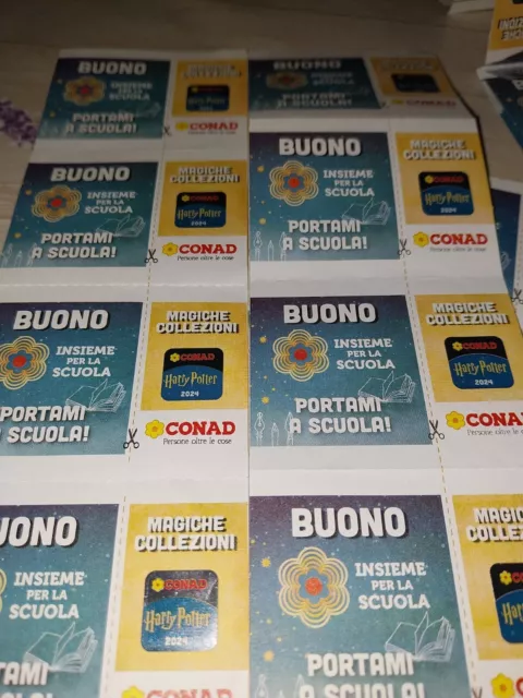 20 Bollini / Punti Harry Potter Magiche Collezioni + Buono Conad 2024