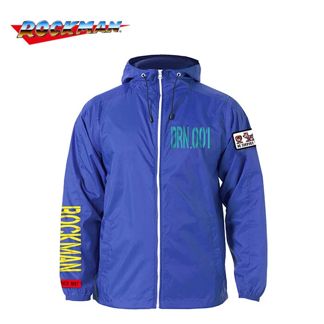 Mega Man Racing Jacket MEGA MAN ROCKMAN Windbreaker Jacket DRN.001 Capcom Japan Limited ...