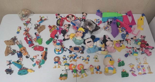 Disney Mickey Minnie Mouse Donald daisy Duck goofy PVC - plush Toy Figures Lot