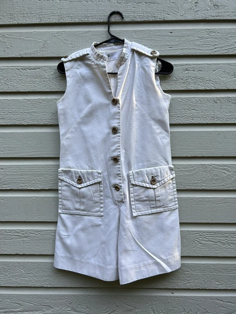 vintage joseph magnin Romper Designed By Isabel Collins 1970s SM