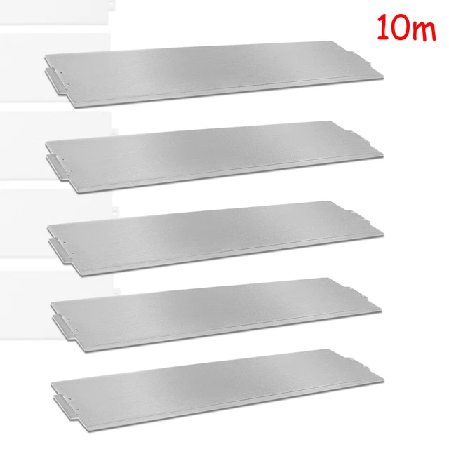 Rasenkante Beetumrandung 18cm hoch Beeteinfassung 10M Metall Beetkante Mähkante