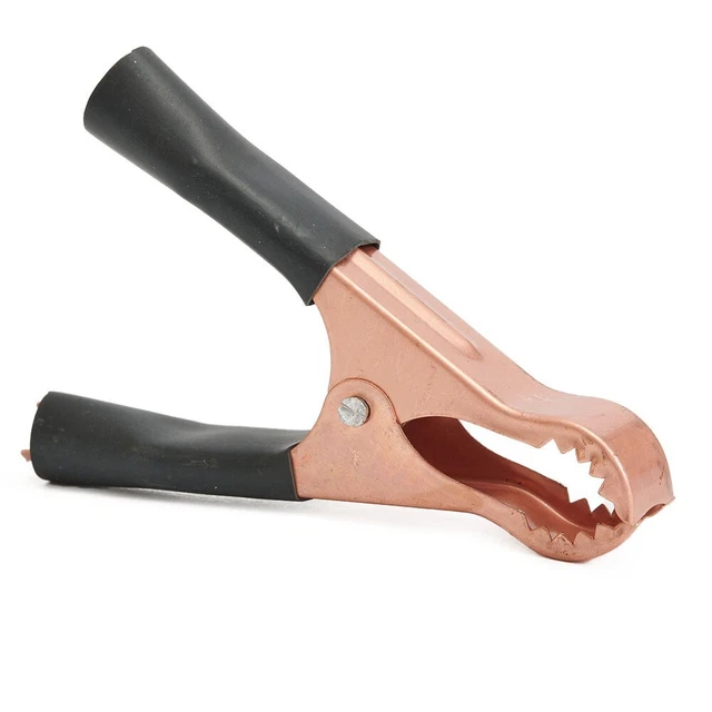 Sonda clip piombo rame placcato batteria caricabatterie morsetto rosso e nero Accs