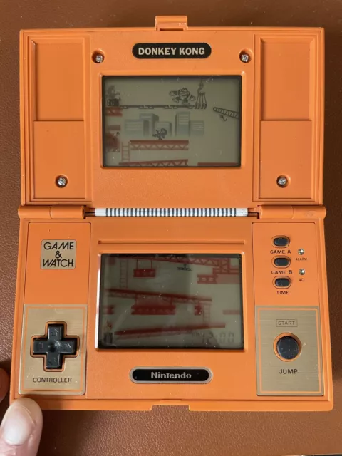 NINTENDO DONKEY KONG VINTAGE GAME & WATCH MULTI SCREEN 1982 - Good Condition