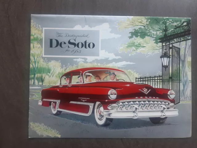 De Soto  :  Verkaufsprospekt ,  1953 , englisch