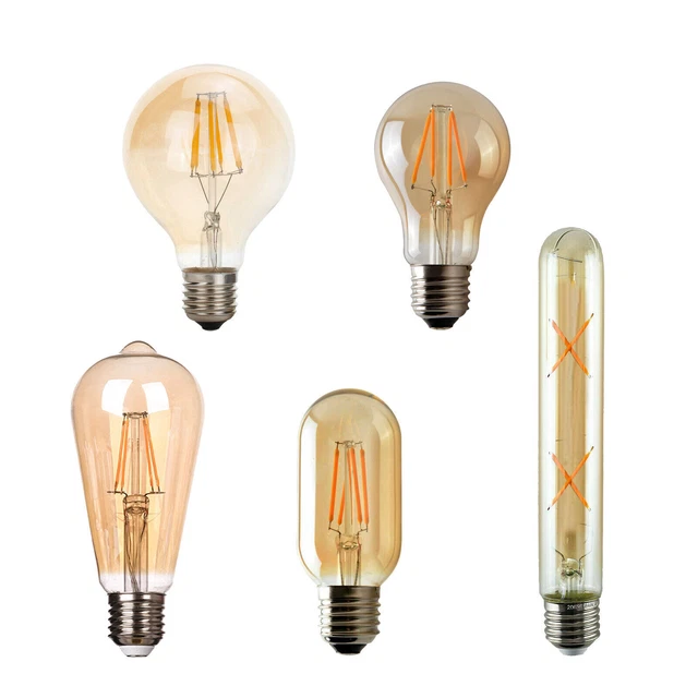 LED E27 Edison Vintage Lampe Filament Nostalgie Glühbirne Retro Bulbs Warmweiß