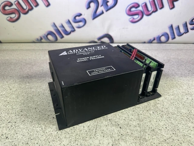 ADVANCED MOTION CONTROL PS2X300W Power Supply w/ Brush Type PWM Servo ...