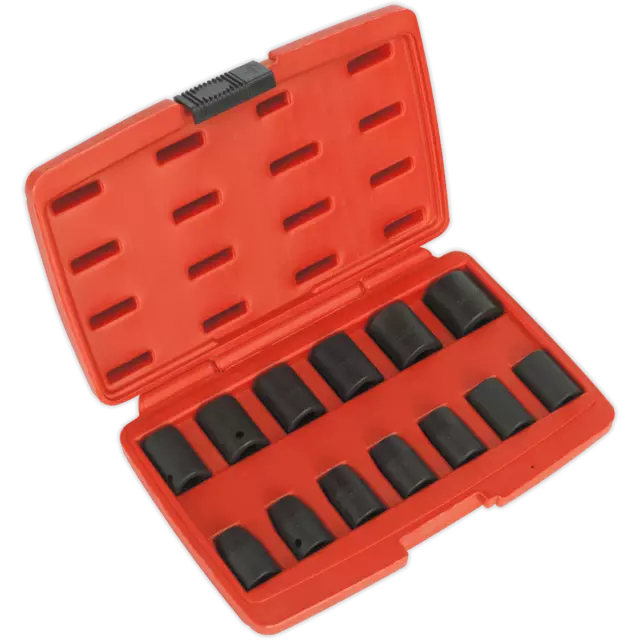 Sealey AK5613M 13 Piece 1/2" Drive Hexagon WallDrive Impact Socket Set Metric