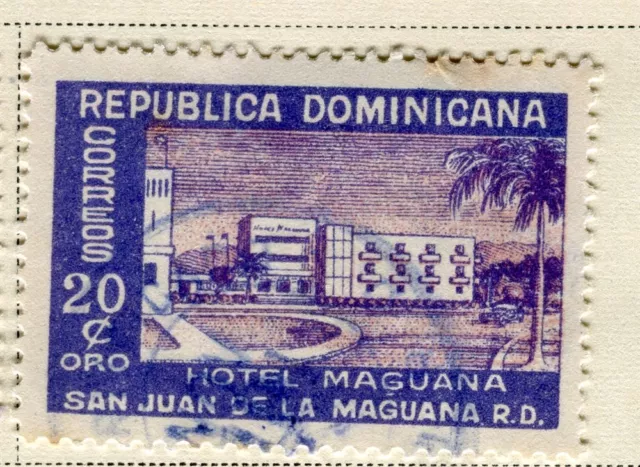 DOMINICA;  1950 early Hotel issue fine used 20c. value