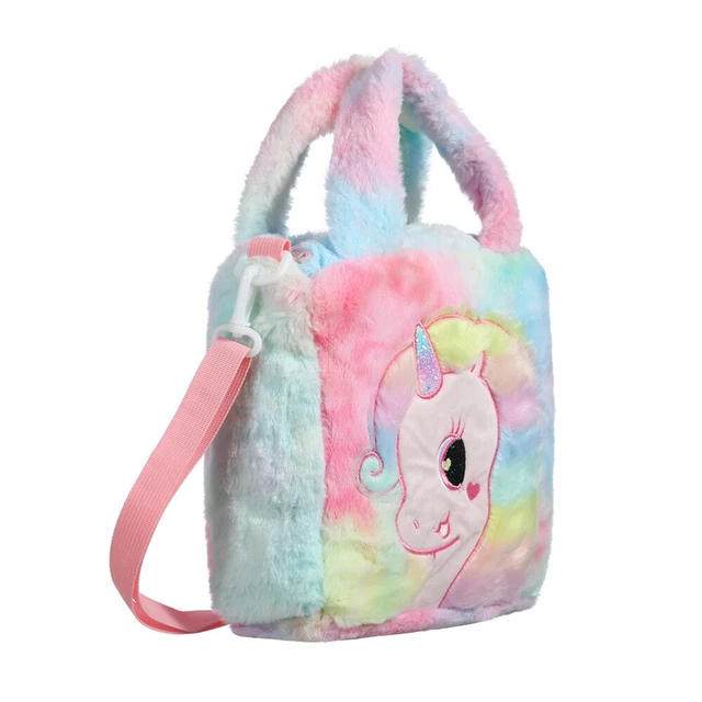 Set Borsetta Unicorno Con Gioielli Per Bambine | Peluche, Collana, Bracciale, Orecchini - Regalo Principessa