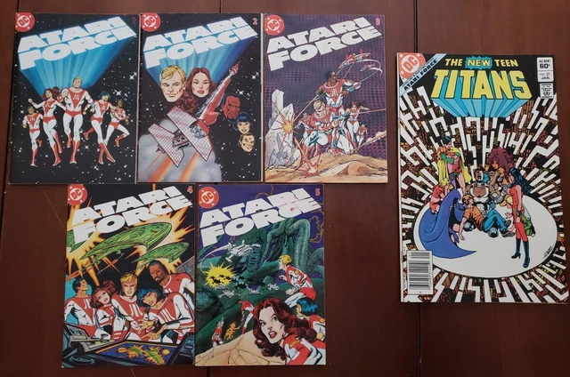 Atari Force 1 2 3 4 5 Video Game Comics 1982 1983 Preview Roy Thomas Andru Mini