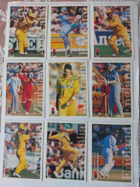 1994 Futera Cricket - Complete 110  Card Set - Vintage - Warne, McGrath & others