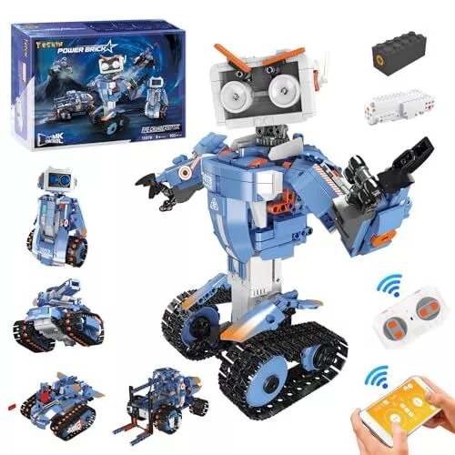 Robot Building STEM Kits: 5 in 1 STEM Projects for Kids, Remote & APP