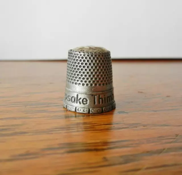 Treasured Keepsake Pewter Thimble from Georgia