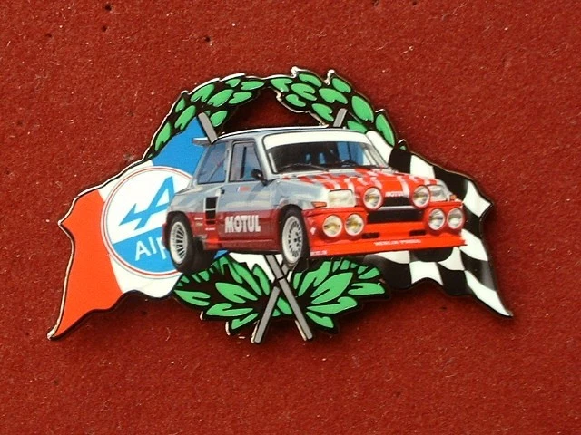 Pin's Renault Super 5 GT Turbo - Collection Laurent Caro - Rare