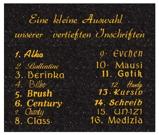 Grabsteine, Liegestein, inkl. Inschrift und Ornament 3