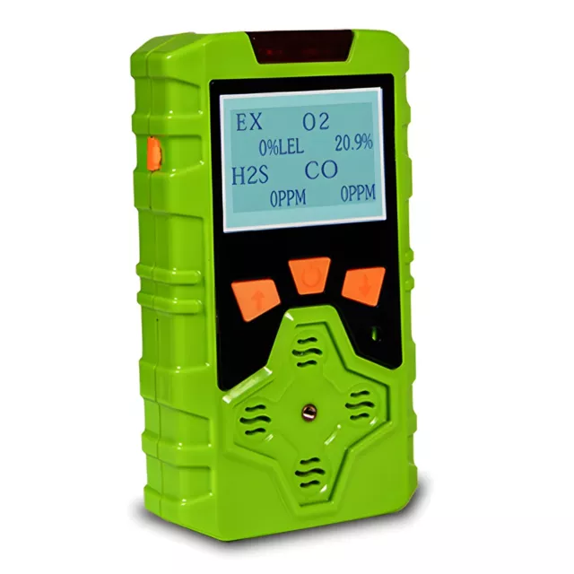 Digital EX O2 H2S Gas Detector Alarm Analyzer Gas Monitor Gas Detection Meter 2