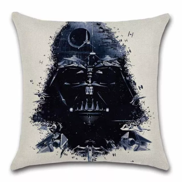 Taie d'oreiller housse de coussin  star wars dark vador   45x45 cm