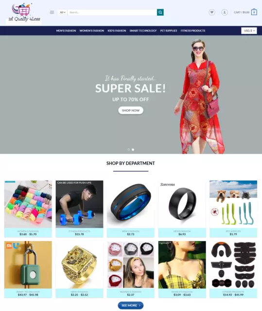 AUTOMATED Dropshipping Website Business For Sale - Professional Niche Store