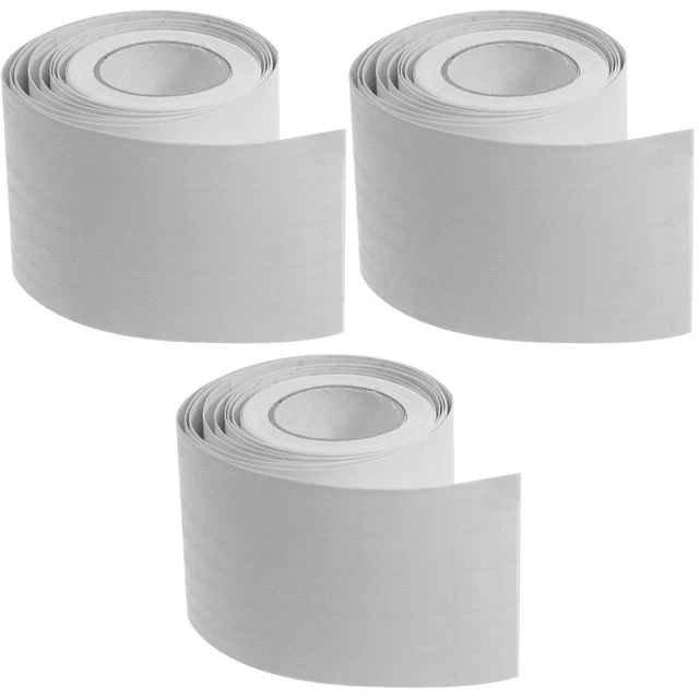 3 Count Selbstklebende Grundplatte PVC Fußleiste Wandaufkleber Wandeckleiste