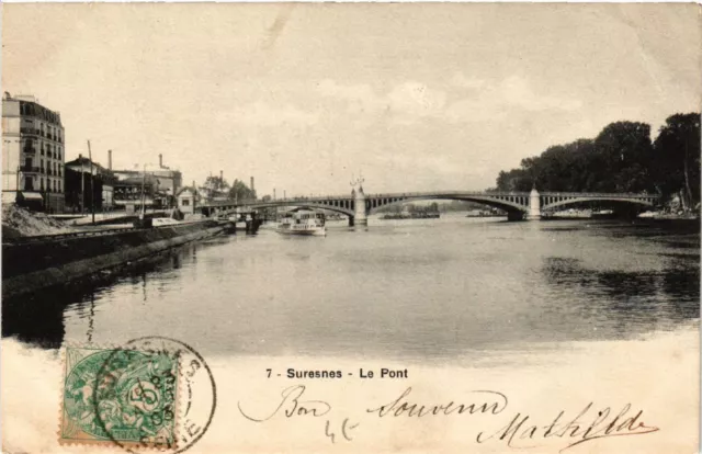 CPA SURESNES - Le Pont (581590)