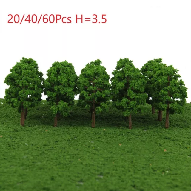 Pack de modèles d'arbres en plastique magnifiquement fabriqués pour paysage pa
