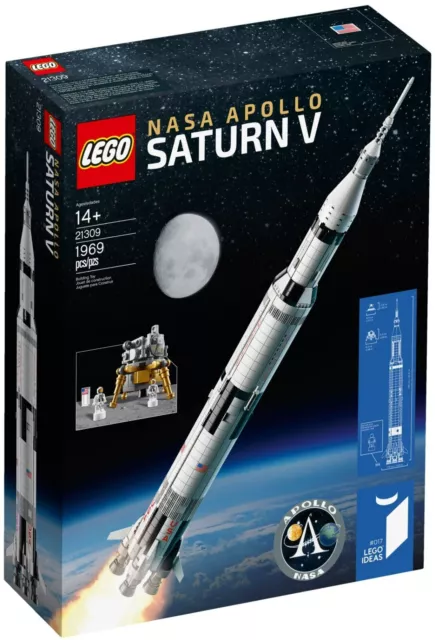 LEGO® 21309 - NASA Apollo Saturn V Rakete NEU OVP mit Siegel 1. Version Weltraum