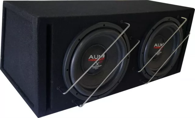 Audio System X 12 EVO BR-2 2x 30cm Subwoofer Bassreflex Gehäuse 3000W 2x1 Ohm