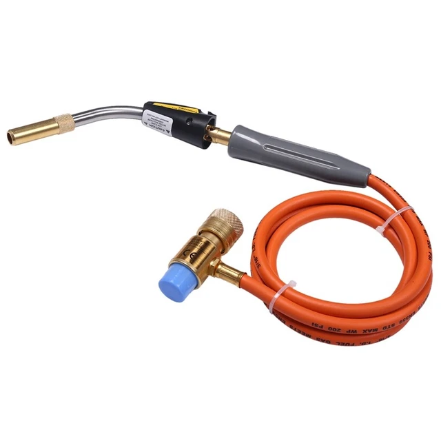 Torcia Saldatura Braza Autoaccensione 1,5M Tubo Collegamento Cga600 Torcia Gas Han Z5J5