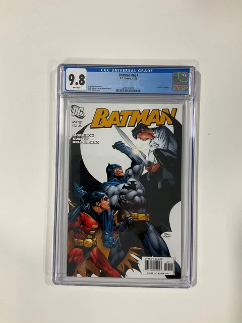 Batman 657 Cgc 9.8 white pages DC Comics