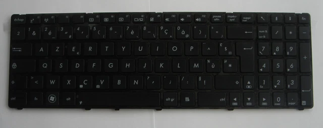 Clavier AZERTY Français Pour ASUS - Modèle Chiclet, Filaire, Noir