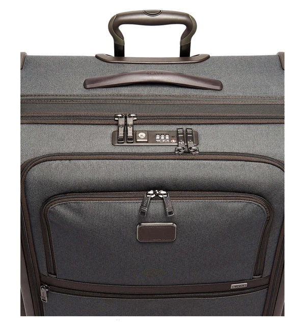 TUMI Alpha 3 Anthracite International Dual Access 4 Wheeled Expandable Carry-On 6