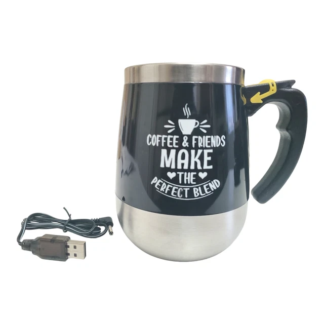 Self Stirring Mug Auto Mixing Cup Black Tea Coffee Milk Magnetic Travel
