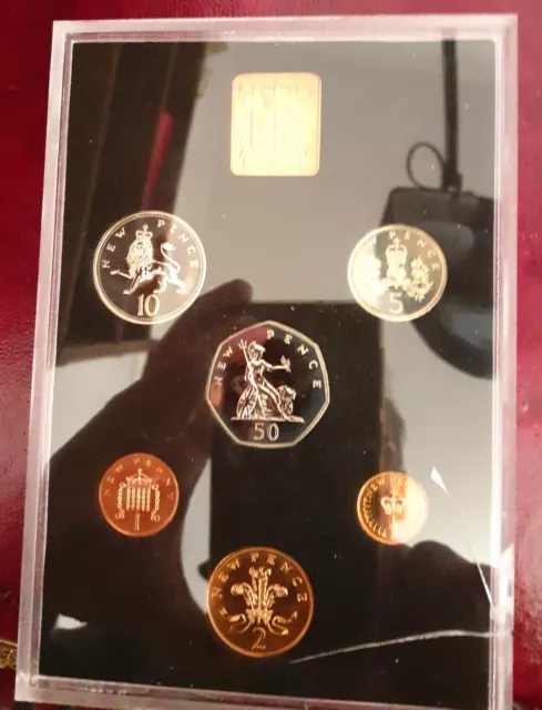 1971 The Decimal Coinage of Great Britain and Northern Ireland Coin Proof Set