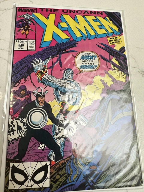 Uncanny X-Men 248 Marvel Comics 1989 Chris Claremont Jim Lee