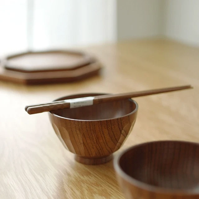 Wooden Cooking Salad Fruit Ice Cream Tableware Soup Bowl Dinnerware