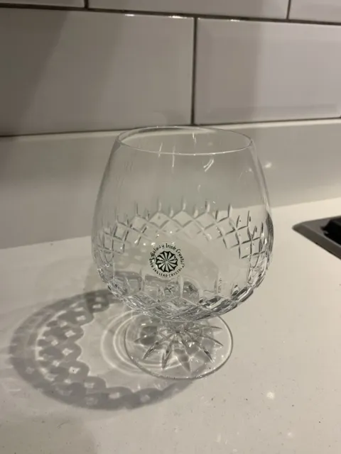 Galway Irish Crystal Wine Glasses New With Labels 8 1/8” TERESE 4 n set