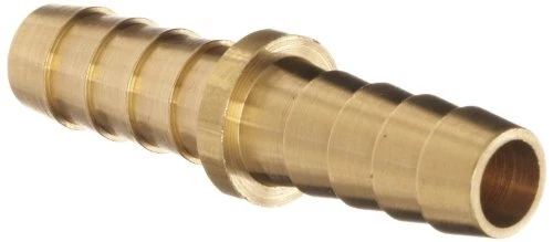BM3 Brass Hose Fitting, Mender, 3/8"Hose ID Barbed