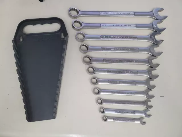 Craftsman Usa Forged 11 Piece 12 Point Sae Combination Wrench Set 5/16 - 15/16