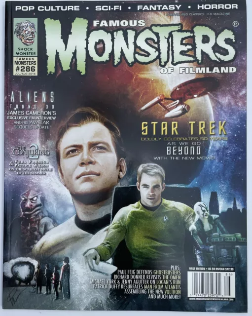Famous Monsters Of Filmland Magazine 286 Star Trek  Shatner & Pine New Us Import
