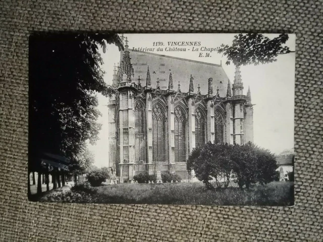 Cpa Vincennes Intérieur Du Château La Chapelle