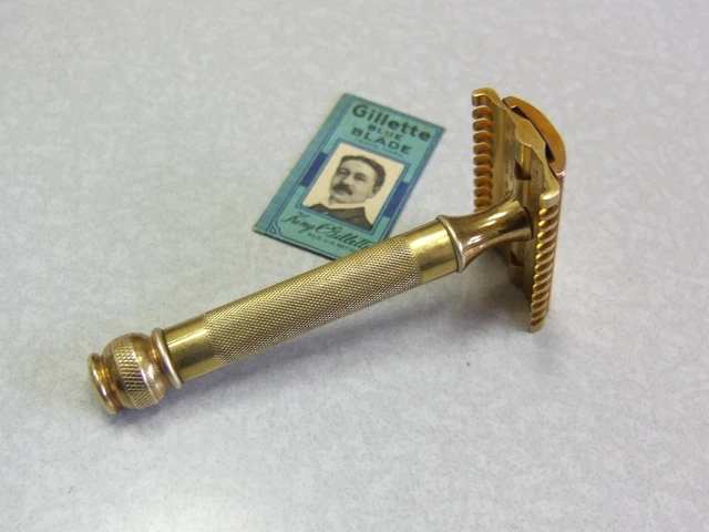Vintage 1930'S Gillette Goodwill DE Safety Razor 4