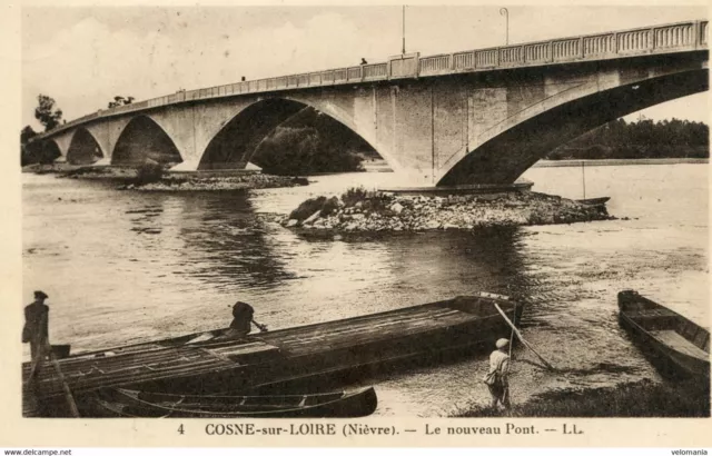 12677 cpa 58 Cosne sur Loire - le nouveau Pont