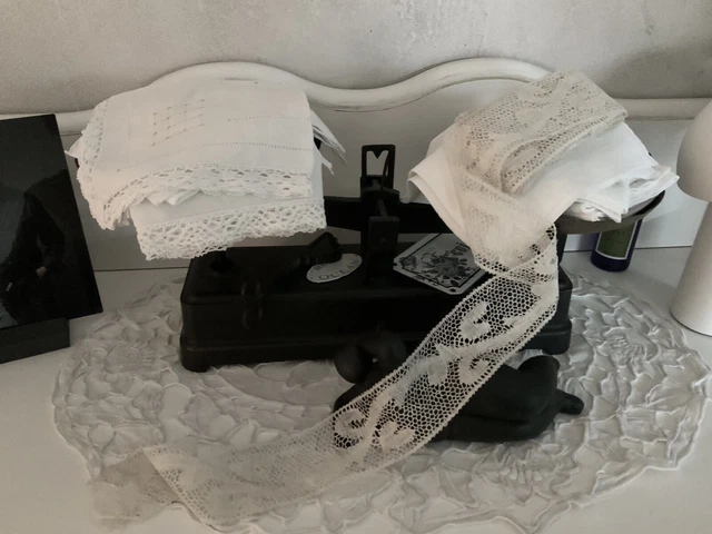 LINGE ANCIEN GRAND Métrage De Dentelle Ancienne EUR 30,00 - PicClick FR