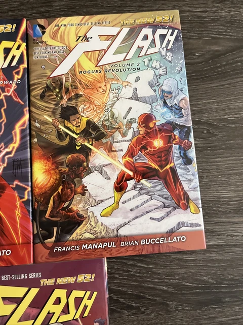 Flash Graphic Novel Lot Rebirth Deluxe HC Vol 1 2 3 Batman New 52 TPB DC Comic 3