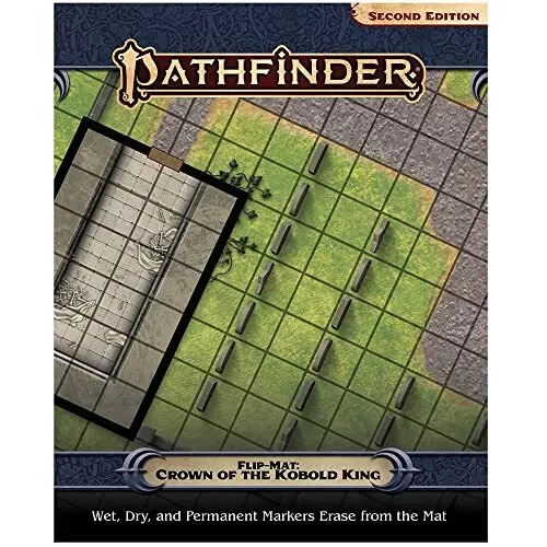 Jason Engle Stephen Radney-Ma Pathfinder Flip-Mat: Crown of the Kob (Board Game)