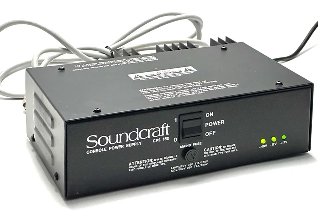 Soundcraft CPS150 パワーサプライ(ラックマウントパネル付き) CPS150__91371.1482537111.308.