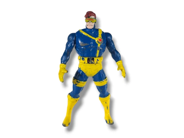 VTG 1994 Mini Toy Biz Marvel Cyclops X-Men Mutant Die Cast Metal Figurine 3"
